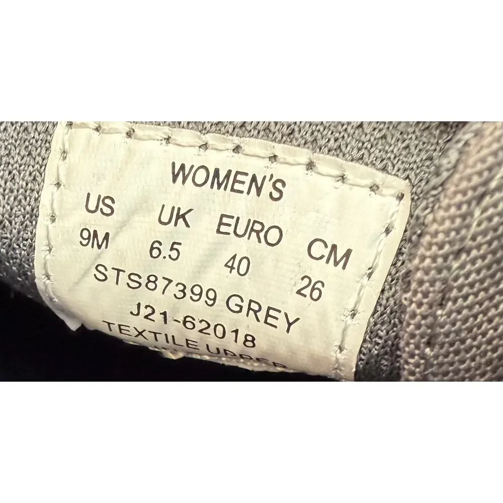 Sperry Grey Canvas Boat Shoe Women’s Size 9 NWOT Comfort Travel Lightweight NWOT